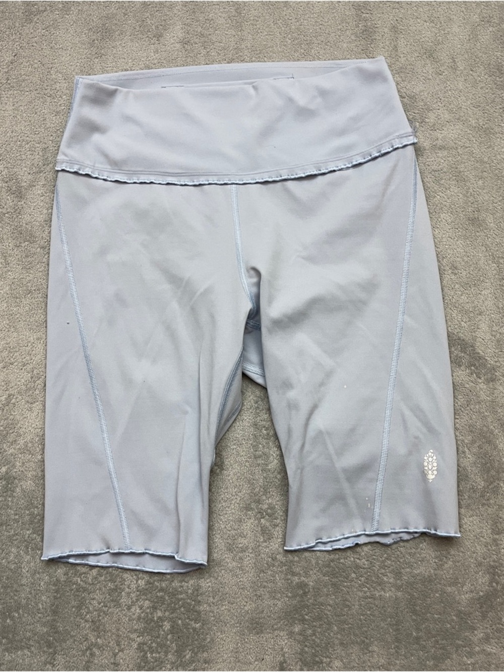 Free People Movement Blue Bike Shorts Size Medium